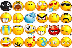 picture of 24 various emojis