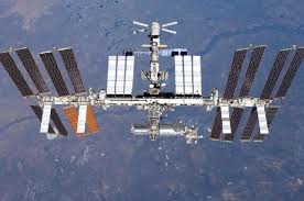 Another popular picture of the ISS orbiting, here seen above a river