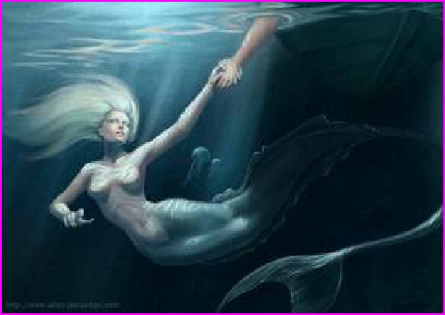 Picture of mythical mermaid