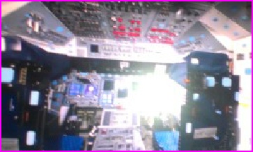 Space shuttle instrument panelling