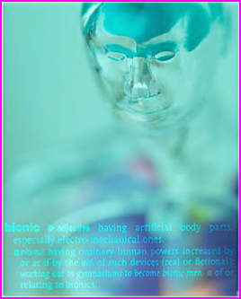picture of bionic style android shell in humanoid form