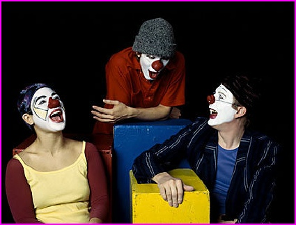 Three Laughing Clowns