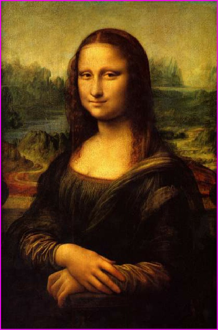 digital image of the Mona Lisa by DA Vinci